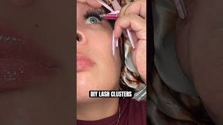 DIY lash clusters for beginners [upl. by Ayouqes]