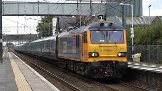 Very rare Caledonian Sleeper running during the daytime and my birthday special [upl. by Hermann]