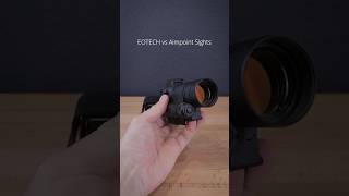 aimpoint vs eotech  red dots or holographic sights shorts youtubeshorts ar15 holosun [upl. by Newg43]