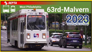 West Philadelphia PA 63rd and Malvern Revisited  SEPTA TrAcSe 2023 [upl. by Kaitlynn808]