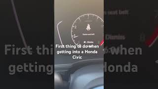 First Thing To Do When You Get Into A 20222024 Honda Civic [upl. by Atirhs]