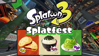 Splatoon 3 Splatfest Bread VS Rice VS Pasta [upl. by Eemiaj590]