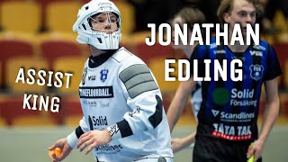 Jonathan Edling  10 MONSTER Floorball Goalie Throws [upl. by Riane]