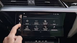 Audi e tron Sportback S Infotainment System  How To Use [upl. by Arenahs]