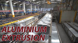 ALUMINIUM EXTRUSION Production Facility  How its Made Aluminium Process [upl. by Aihsinyt]