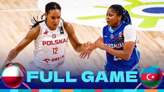 Poland v Azerbaijan  Full Basketball Game  FIBA Womens EuroBasket 2025 Qualifiers [upl. by Sigler656]