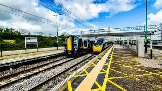 Trains at Milton Keynes central tones  class 730 LNWR  class 325  class 90 WCML [upl. by Lebbie476]