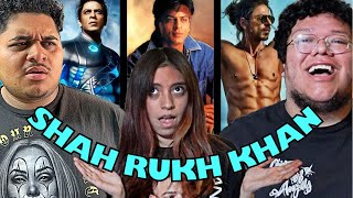 Americans React To The Legend Of INDIAN CINEMA  Shah Rukh Khan  3 Decades Of SRK Reaction [upl. by Ecyar376]