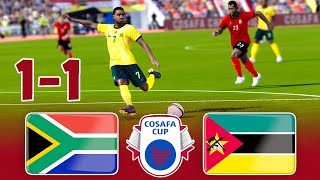 🔴SOUTH AFRICA vs MOZAMBIQUE 11 ⚽ HOLLYWOODBETS COSAFA CUP 2024 ⚽ FOOTBALL GAMEPLAY HD [upl. by Ahtikal]