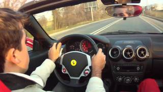 Ferrari em Maranello  1  Test Drive F430 Spider [upl. by Laemaj158]