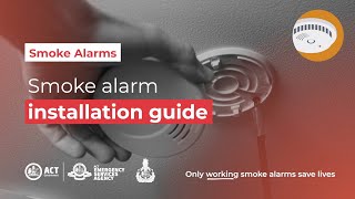 Smoke alarm installation guide [upl. by Zak144]