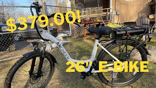 37900 Ancheer 26quot Ebike unboxing and first ride [upl. by Aruabea229]