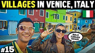 Worlds Most Colorful island in Venice Italy 🇮🇹  Europe Tour vlog [upl. by Frasquito]