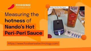 Measuring Nandos Hot Sauce Scoville Heat Units [upl. by Ulrick]