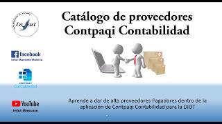 Catálogo de proveedores en Contpaqi Contabilidad [upl. by Acemat112]