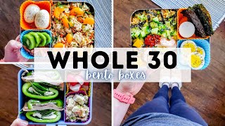 WHOLE30 BENTO BOXES 5 easy lunches that are paleo  whole30 approved [upl. by Thorny]