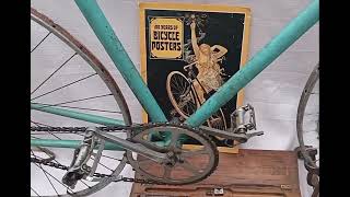 ADOLFO PULIDO COLLEZIONEVINTAGE TRACK BICYCLE FRENCH FRAME SET NERVEX LUGS BARN FIND [upl. by Sirmons645]