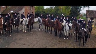 Ledbury Head Cam Hen Do Hunting Hedge Jumping Cross Country [upl. by Temple]