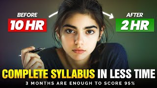 How to Study MORE in LESS TIME  Cover Syllabus FAST🔥 Secret to Studying Effectively [upl. by Aerdnod319]