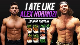 I Tried Alex Hormozis 200g Protein A Day Diet [upl. by Yk]