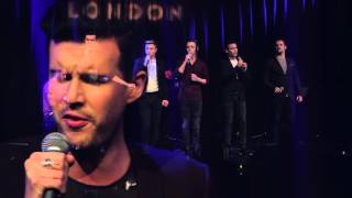 Collabro sing Scott Alans Kiss the Air at the Hippodrome on September 14th 2015 [upl. by Icaj]