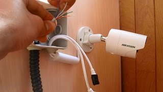 Как установить камеру видеонаблюдения  How to install ip camera [upl. by Adel947]