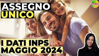 ASSEGNO UNICO 2024👪 Importi domande e beneficiari I dati INPS di maggio [upl. by Marcile896]