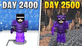 I Survived 2500 Days in HARDCORE Minecraft [upl. by Eeladnerb]