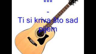 Ti si kriva što sad pijemmp3 [upl. by Entwistle]