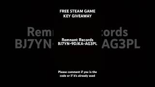 Free steam key used free steam freegame giveaway freegiveaway cool fyp [upl. by Eniloj]