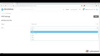 How to increase or decrease PHP Memory Limit via CloudLinux Selector in DirectAdminVoxfor [upl. by Arod]