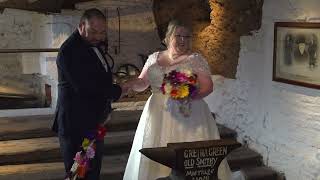 Wedding day in Gretna Green at The Blacksmiths Shop [upl. by Kolb]