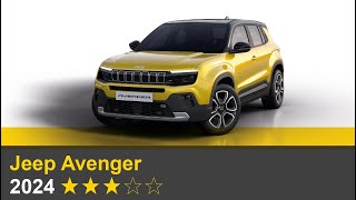 Euro NCAP Crash amp Safety Tests of Jeep Avenger 2024 [upl. by Jobyna323]