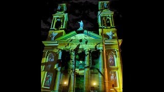 Videomapping Amsterdam Light festival Mozes en Aaronkerk Irma de Vries [upl. by Mcclenaghan293]