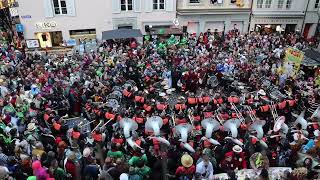 RotseeHusaren Hirschenplatz Auftritt Güdismäntig  Luzerner Fasnacht 2023 [upl. by Llenna303]