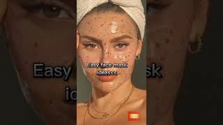 face mask ideas for glowing skin🌷🌸 skincare skin beauty homemade skincareroutine skincaretips [upl. by Aseeram]