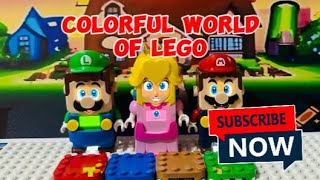 Dive into the colorful world of LEGO Mario and discover how he reacts to different colors lego [upl. by Airoled]