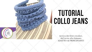 DIY tutorial come fare un collo con i ferri circolari [upl. by Enobe]