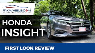 Honda Insight  First Look Review  PakWheels [upl. by Solracnauj]