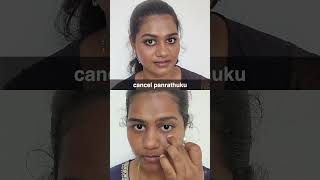 Under Eye Brightening tip Tamil  Makeup Gilli trending shorts makeuptutorial makeup makeuptips [upl. by Zaid160]