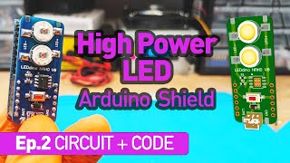 Power LED Arduino Shield EP 2  How it works hw amp fw CN5711  LEDdino Nano V0 [upl. by Nylodam]