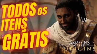 O MELHOR FARM DE DRACMAS E TODA LOJA GRÃTIS EM ASSASSINS CREED ORIGINS [upl. by Ylrebmik309]