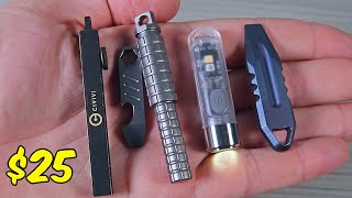 15 EDC Key Chain Gadgets Under 25 [upl. by Sitnalta437]