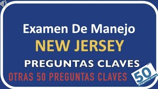 EXAMEN DE MANEJO NUEVA JERSEY 2024 50 PREGUNTAS CLAVES IMPORTANTES PARA ESTUDIAR [upl. by Dermot]