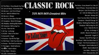 Classic Rock Songs 70s 80s 90s Full Album  Queen Eagles Pink Floyd Def Leppard Bon Jovi [upl. by Stich]