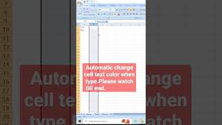 Change cell color automatically in Excel shorts viral ytshorts [upl. by Medea]