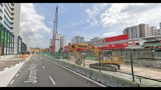 Worker dies after falling 75m at Jurong Region Line MRT construction site [upl. by Meredeth]