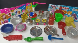 Play with Amazing mini kitchen set MINI CLAY Dolliyon [upl. by Aihsilat]