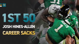 All of Josh HinesAllen’s First 50 Career Sacks  Jacksonville Jaguars [upl. by Jary578]