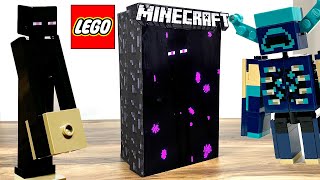 Making LEGO Minecraft The End Portal BOX DIY  Easy Craft Ideas [upl. by Autumn]